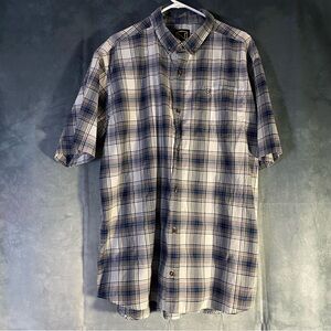 Noble Outfitters Shirt Mens XXL - T Plaid Short Sleeve Button Up Outdoor